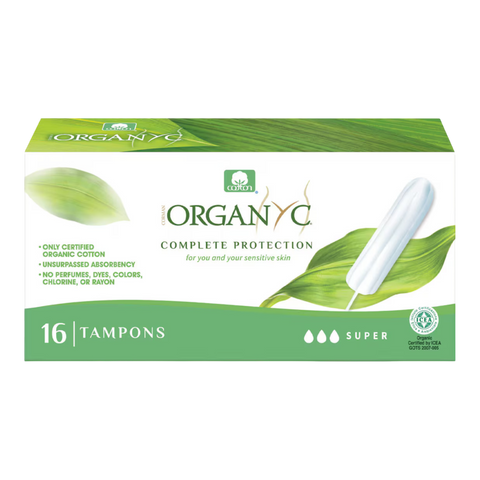 Organyc Feminine Tampon Digital Super (16 Pieces)