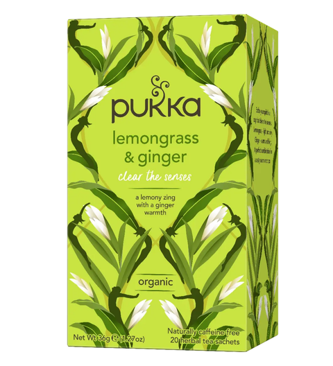 Pukka Lemongrass and Ginger Tea 36g (20 Pack)