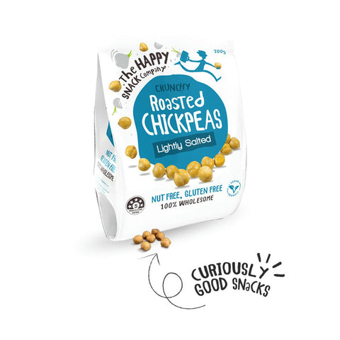 The Happy Snack Company Roasted Chick Peas Lightly Salted 200g Default Title