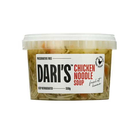 Dari's Chicken Noodle Soup 550g Default Title