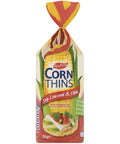 Real Foods Corn Thins Soy And Linseed 150g Default Title
