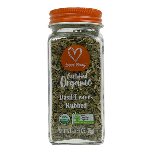 Lovin' Body Organic Basil Leaves Rubbed 23g Default Title
