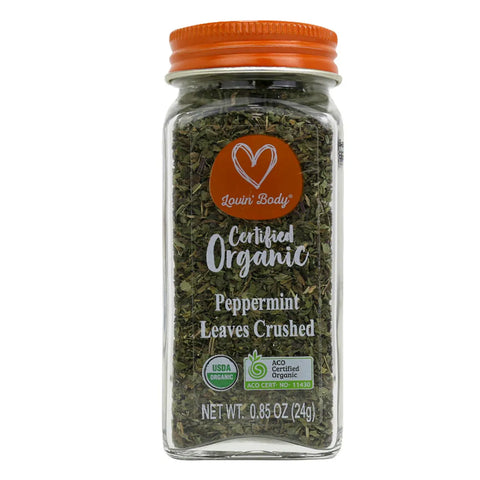 Lovin' Body Organic Peppermint Leaves Crushed 24g Default Title