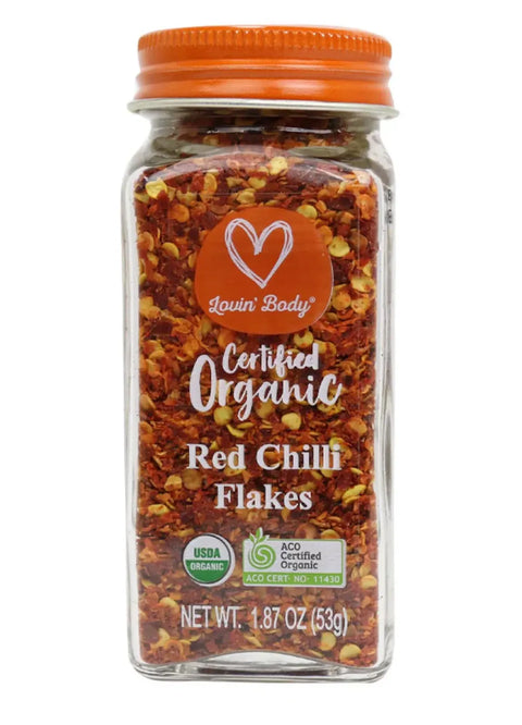 Lovin' Body Organic Red Chilli Flakes 53g Default Title
